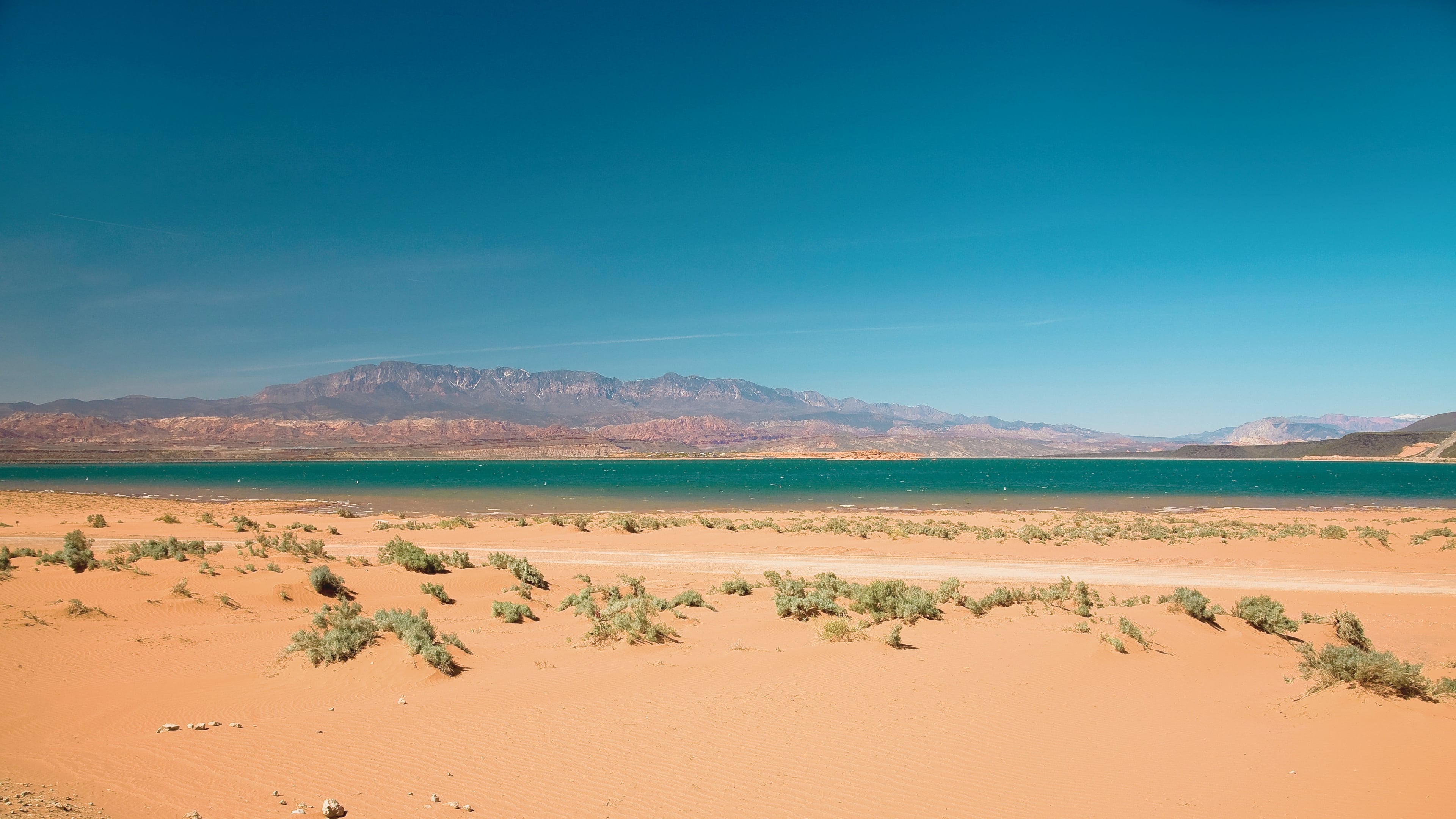 Sand Hollow Reservoir near St. George, Utah